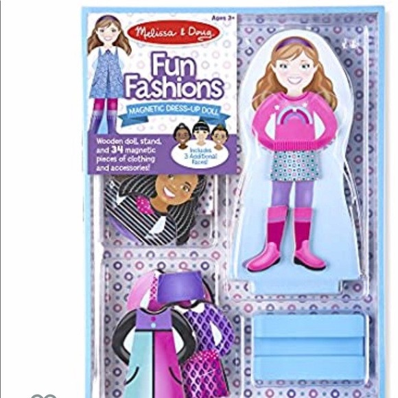 Melissa & Doug Other - Magnetic dress-up dolls